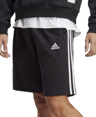 Men's Essentials Single Jersey 3-Stripes 10" Shorts