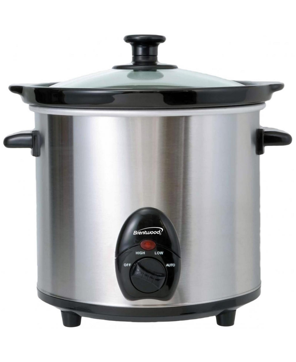 Brentwood 3 Qt Slow Cooker - Silver