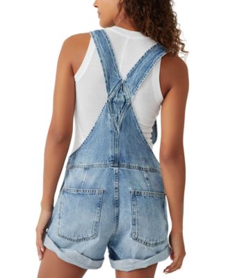 Women's Ziggy Cotton Adjustable-Straps Shortalls