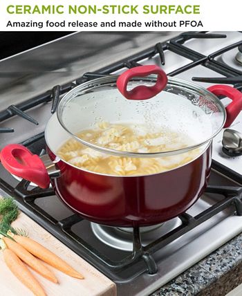 Ecolution Aluminum 8 Bliss Non-Stick Fry Pan - Red