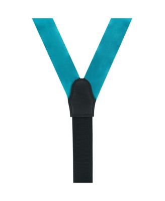 Men's Sutton Solid Color Silk Formal Suspenders | Y-Back, Adjustable Braces