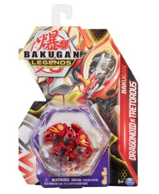 Bakugan Legends, Dragonoid X Tretorous, 2" Tall Collectible Action Figure and Trading Cards, Kids Toys for Boys 6 and Up