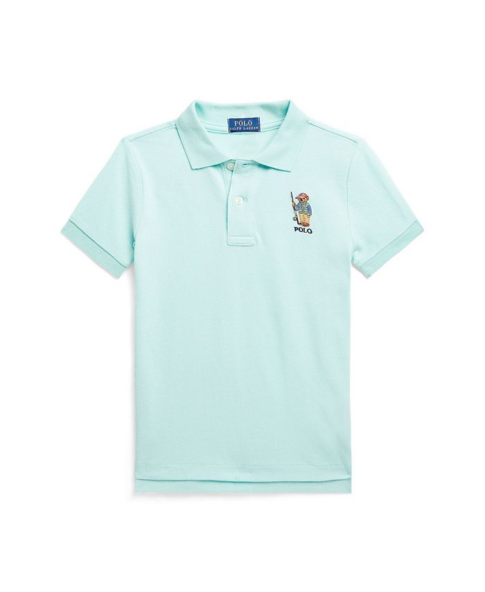Correctamente Prueba bicapa Polo Ralph Lauren Little and Toddler Boys Polo Bear Cotton Mesh Polo Shirt  - Macy's