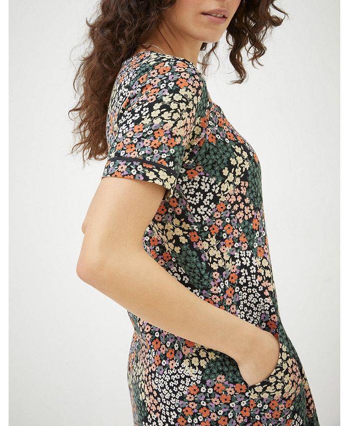 fatface simone velvet dress