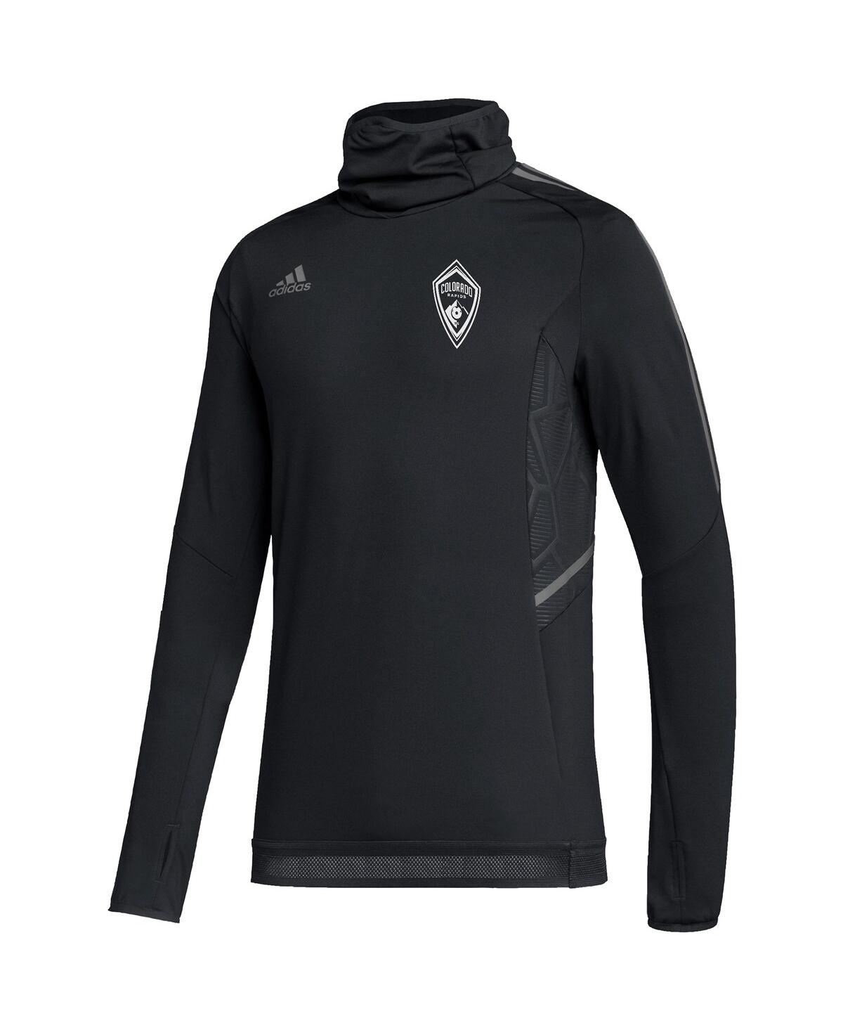 Men's adidasColorado Rapids Cold.rdy Raglan Warmup Pullover Jacket - Black