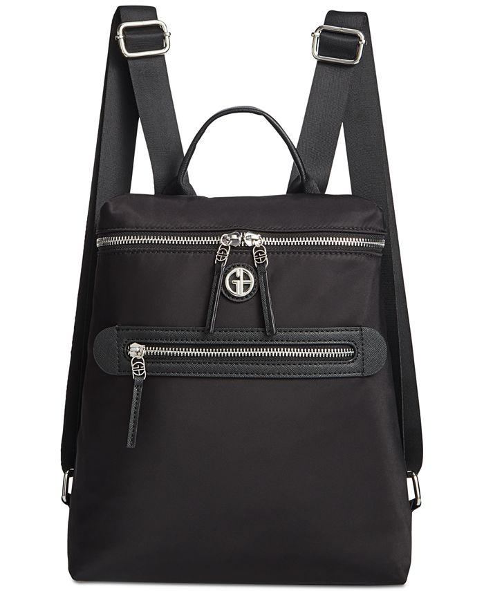 Giani Bernini Women's Pebble Backpack Black Size Regular