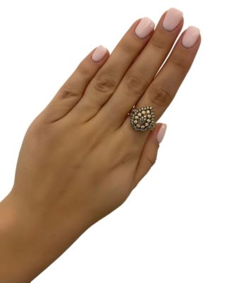 Chocolate Diamond (1/2 ct. t.w.) & Nude Diamond (1/2 ct. t.w.) Ring in 14k Gold