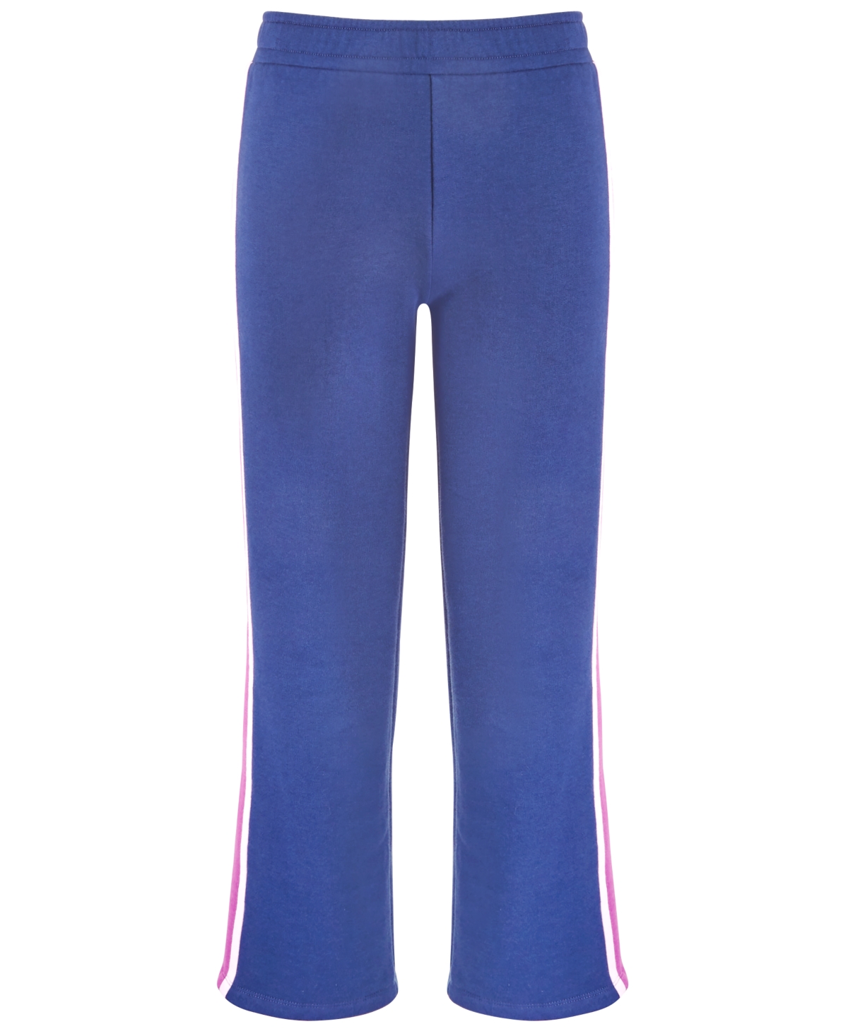 Id Ideology Big Girls Colorblocked Fleece Sweatpants, Created For Macy's In Tartan Blue