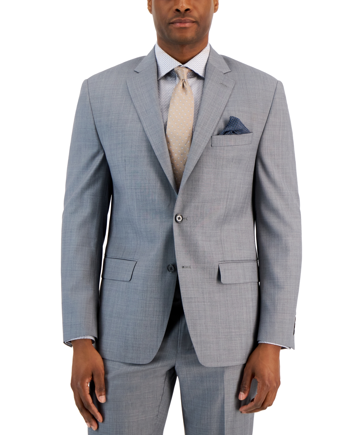 Lauren Ralph Lauren Men's Classic-fit Ultraflex Stretch Suit Jackets In Light Grey