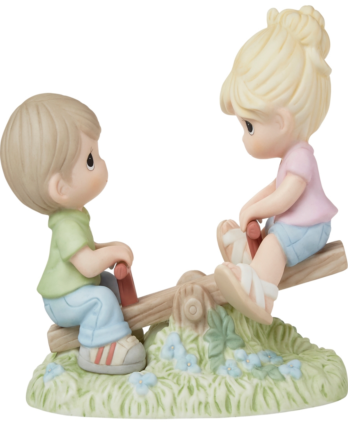 Precious Moments 222005 Together Through All The Ups And Downs Porcelain Figurine In Multicolored