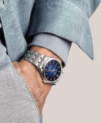 Men's Swiss Automatic Clifton Stainless Steel Bracelet Watch 40mm