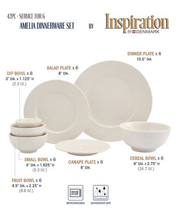 Tabletops Unlimited - Amelia 42pc Dinnerware Set