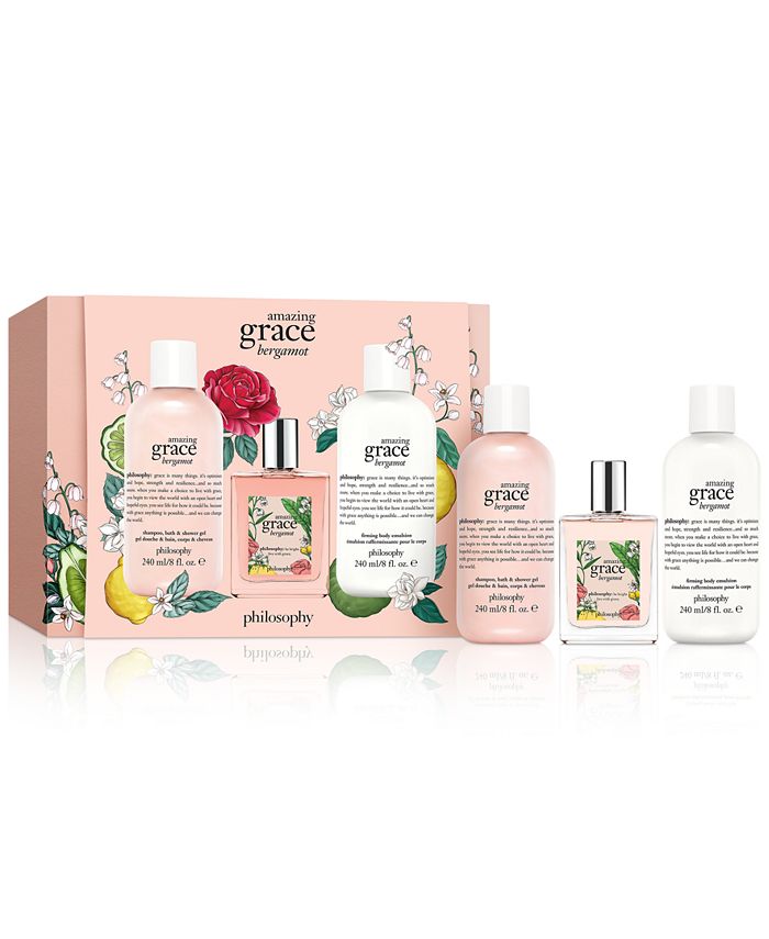Philosophy Pure Grace 3-Piece Gift Set – Face and Body Shoppe