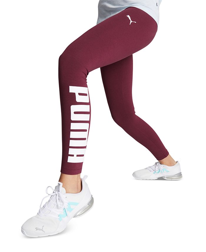 Puma Women's Athletic Logo Mid Rise Full-Length Leggings - Macy's