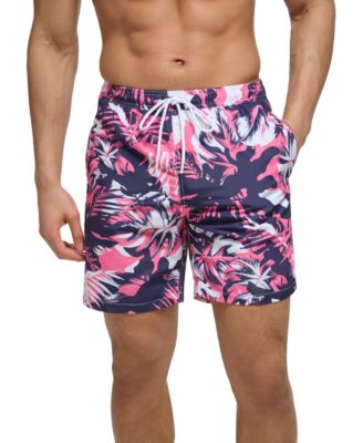 Calvin Klein - Men's Quick-Dry UPF 50+ Island Camo Swim Trunks