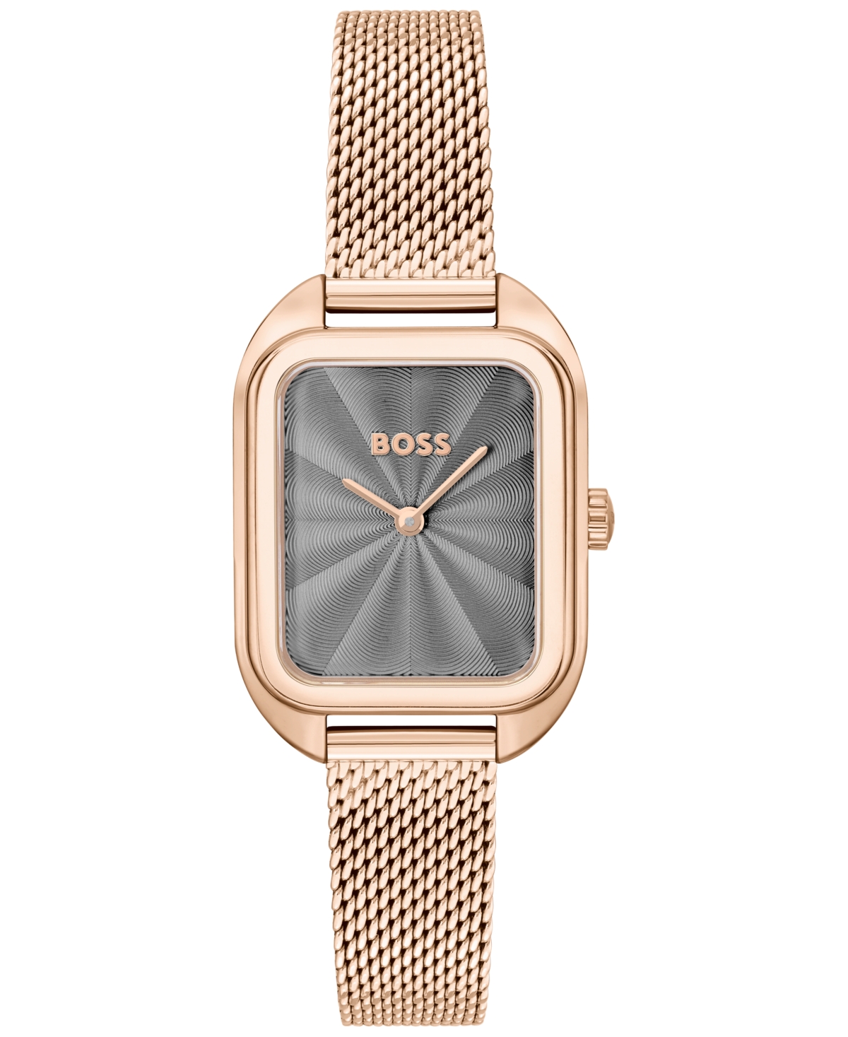 Shop Hugo Boss Women's Balley Quartz Ionic Plated Carnation Rose Gold-tone Steel Watch 25mm