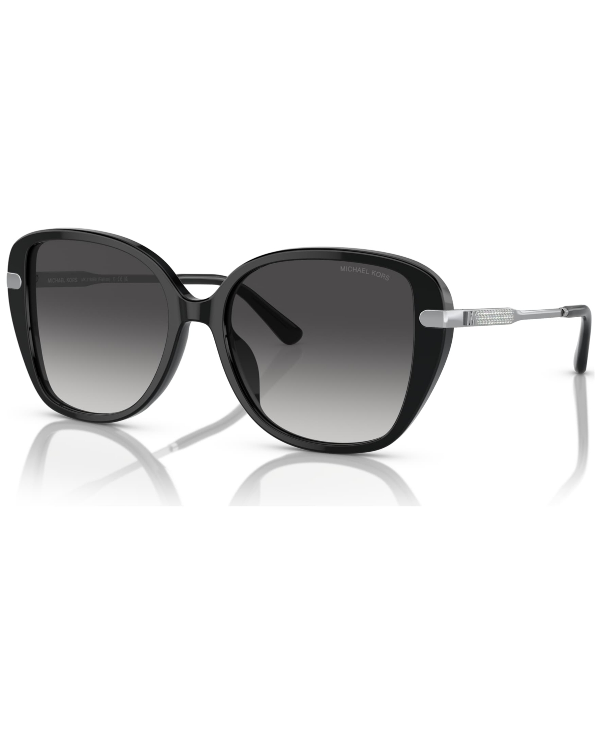 Michael Kors Women's Flatiron Sunglasses, Mk2185 In Black