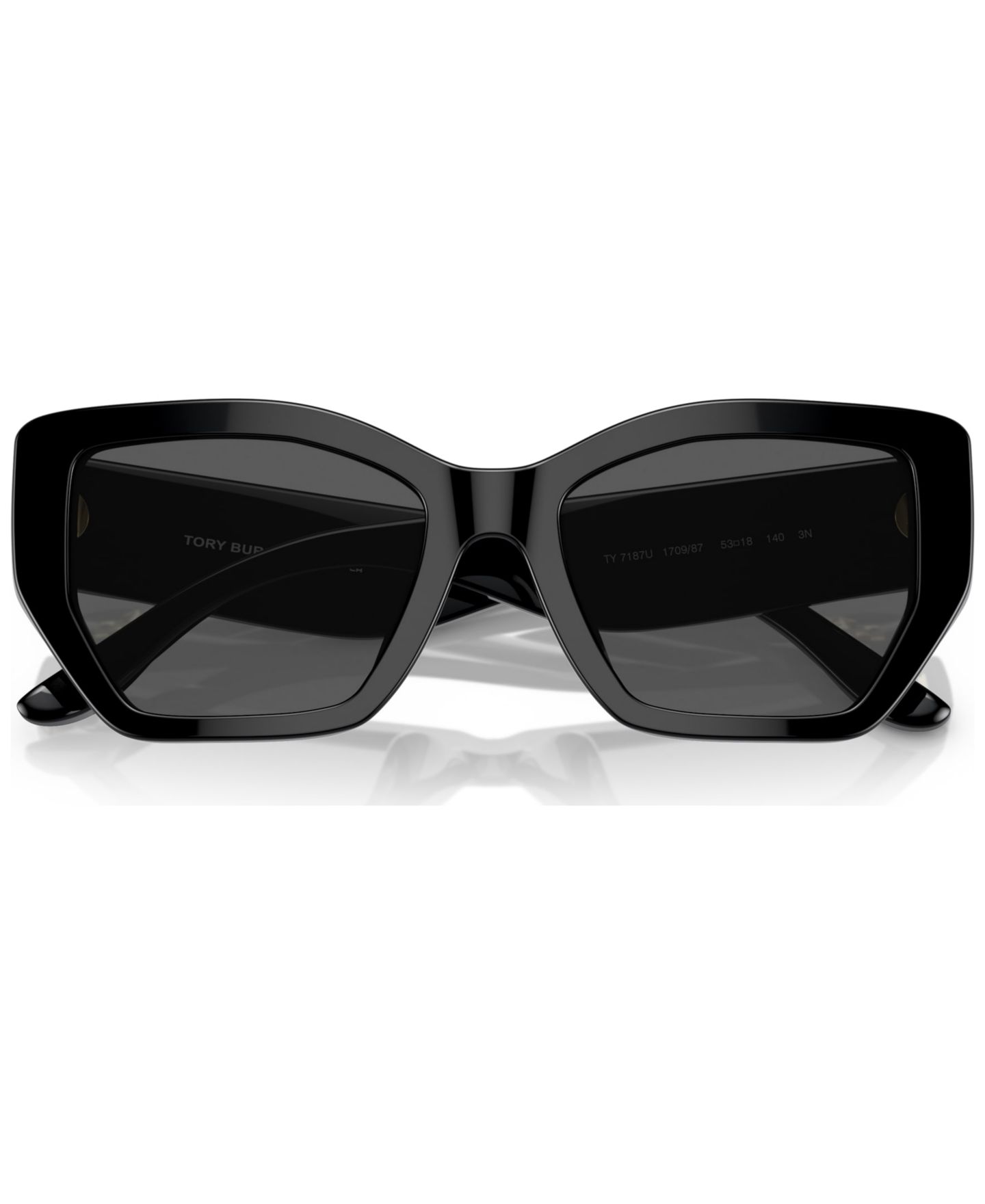 Женские солнцезащитные очки Tory Burch Sunglasses, TY7187U, цвет: Чёрный — фото 3