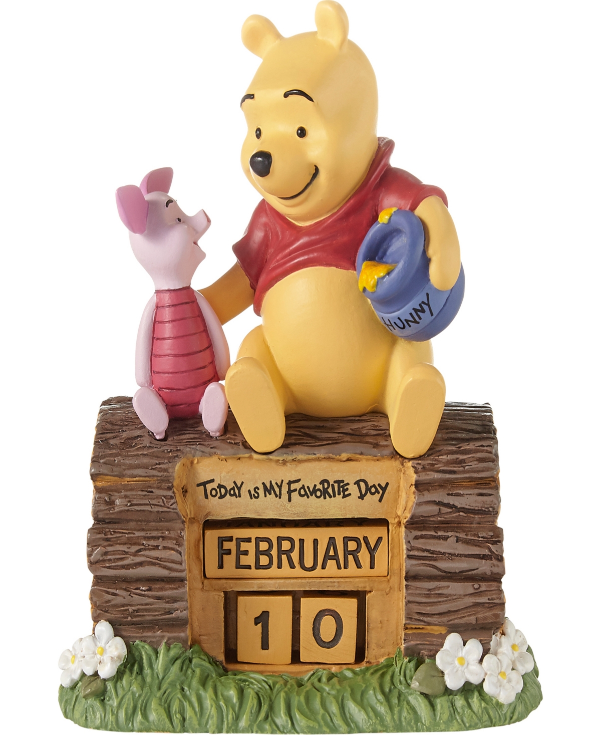Precious Moments 222700 Today Is My Favorite Day Disney Winnie The Pooh Resin Perpetual Calendar In Multicolored