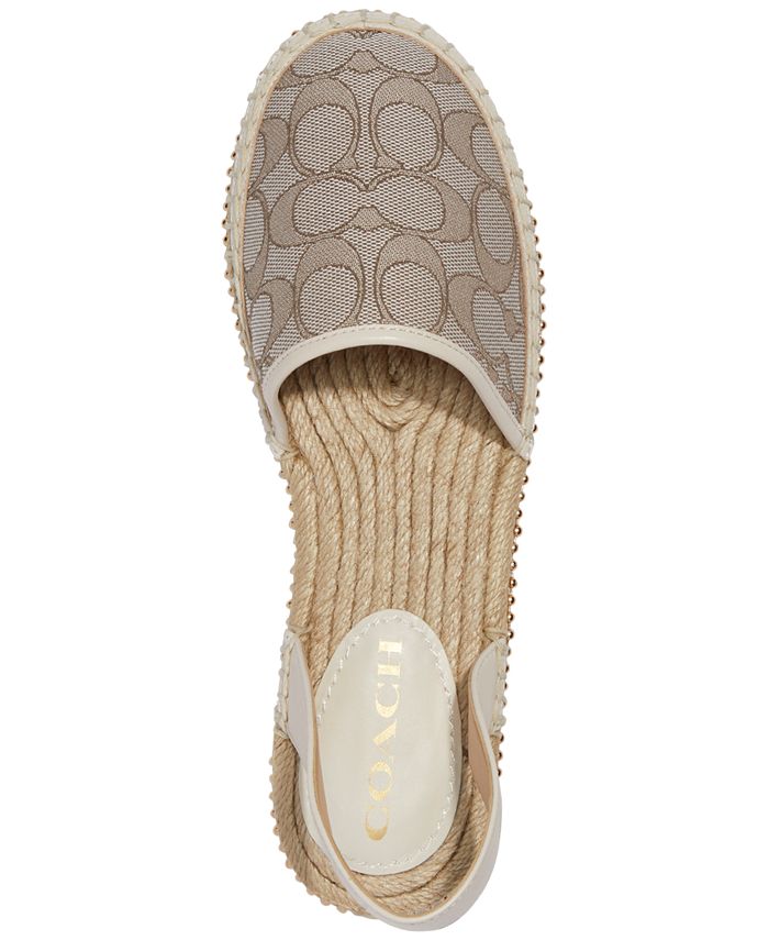 Coach espadrilles macys discount