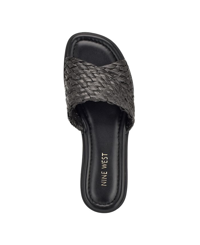 Nine west genuine hotsell flat slide sandals