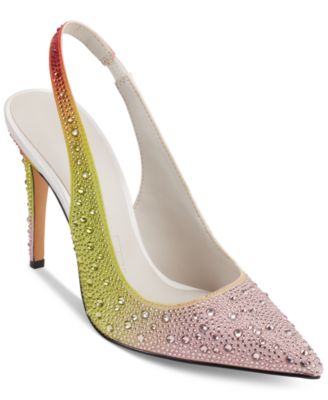 KARL LAGERFELD PARIS - Women's Slip-On Pointed-Toe Slingback Pumps