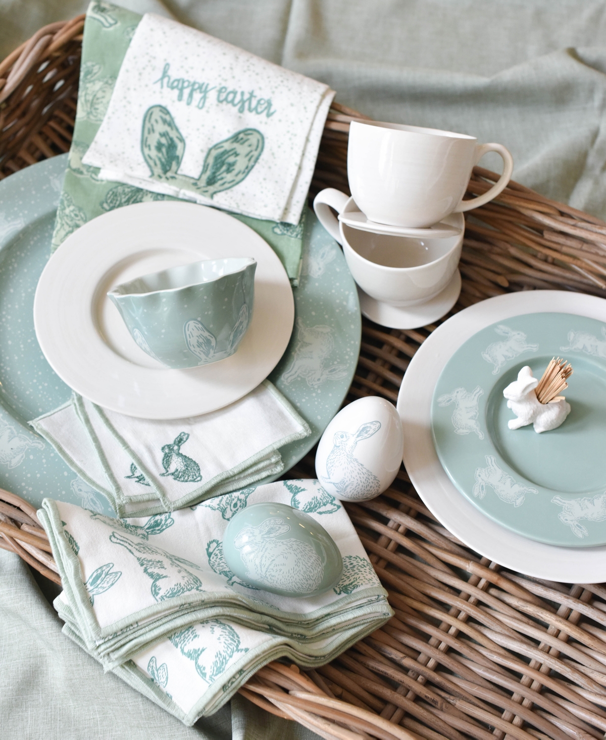 Coton Colors by Laura Johnson RabbitSet/4 - Sage