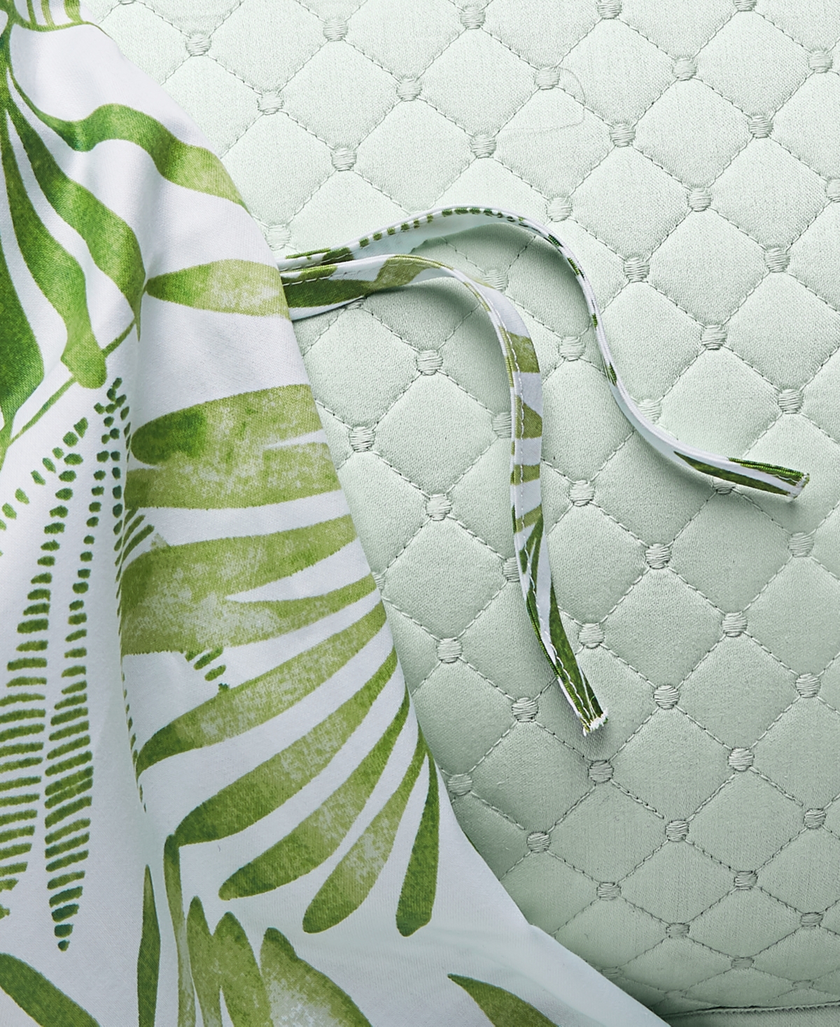 Charter Club Damask Designs Cascading Palms 300-Thread Count 3-Pc. Duvet Cover Set, King, Exclusively at Macy's -pastel Gr