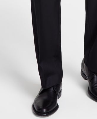 Men's Classic-Fit Wool-Blend Stretch Solid Suit Separates Pant