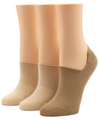 Hue - Women's 3-Pk. Arch Hug No-Show Liner Socks
