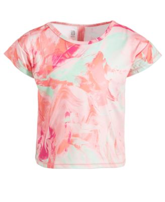 ID Ideology - Toddler & Little Girls Scratched Paint Tie-Back Top