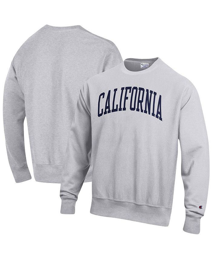 Champion Men s Heathered Gray Cal Bears Arch Reverse Weave