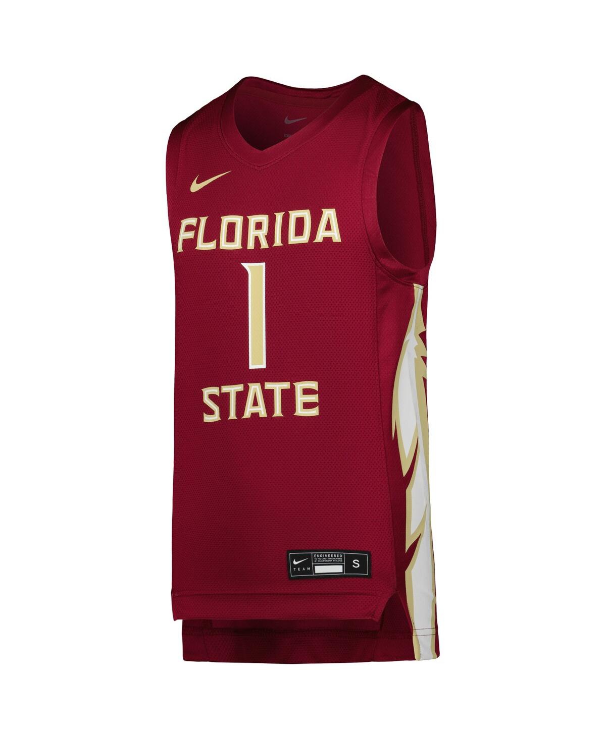 Big Boys NikeFlorida State Seminoles Team Replica Basketball Jersey - Garnet