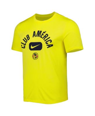 Nike Men's Yellow Club America Lockup Legend Performance T-shirt