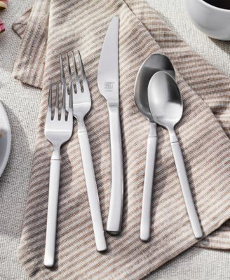 Opus Satin 18/10 Stainless Steel 45 Pc. Flatware Set, Service for 8