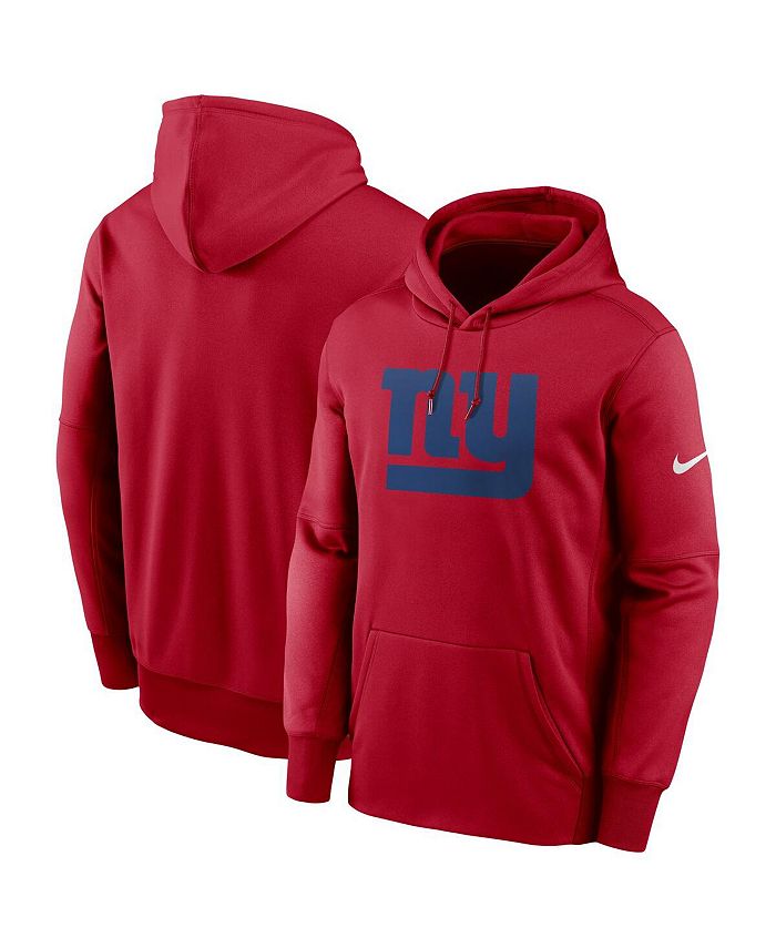 Nike Men's Scarlet San Francisco 49ers Fan Gear Primary Logo Therma Performance Pullover Hoodie