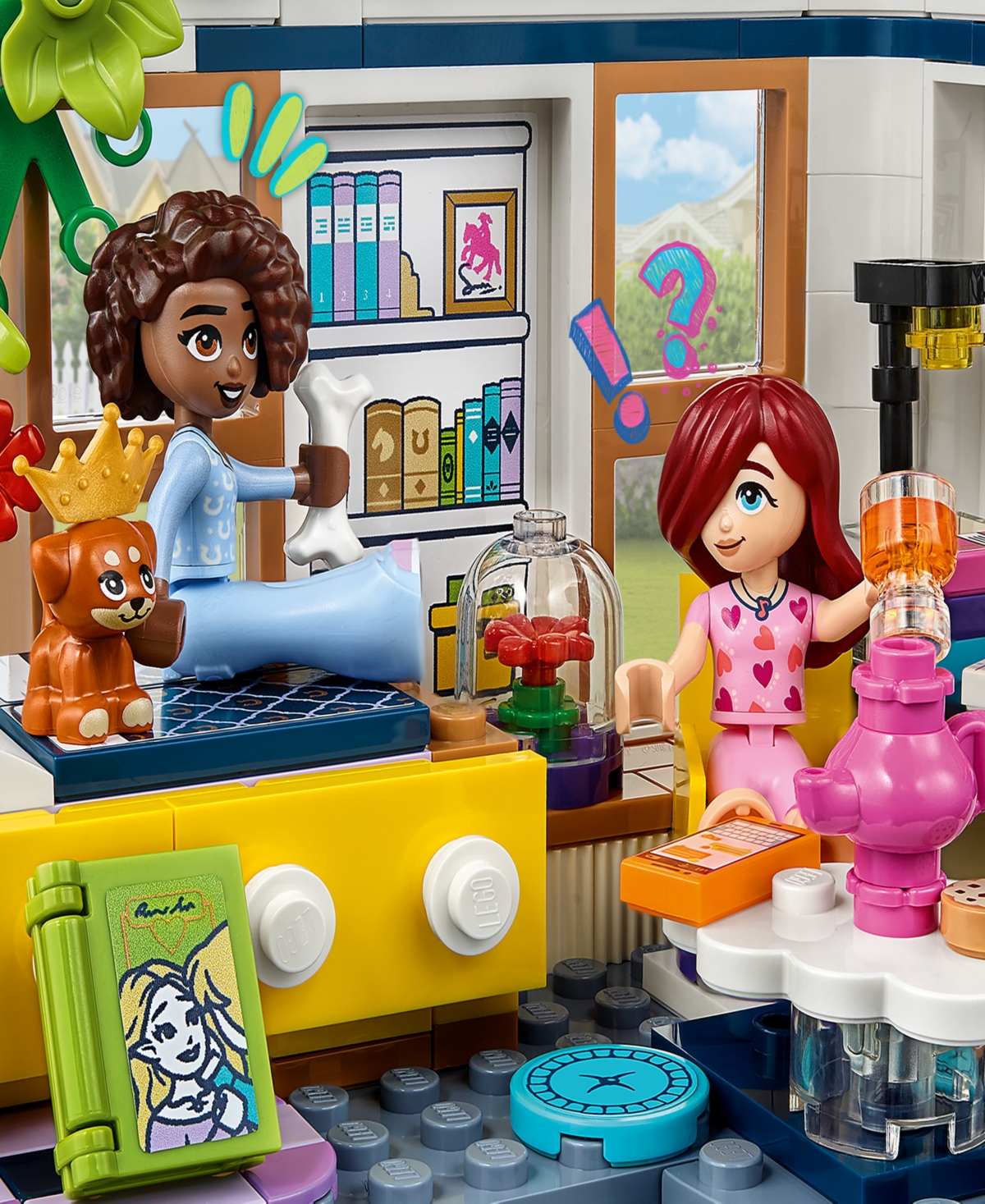 Lego Friends Aliya's Room 41740 Toy Building Set With Aliya, Paisley And Dog Figures In Multicolor