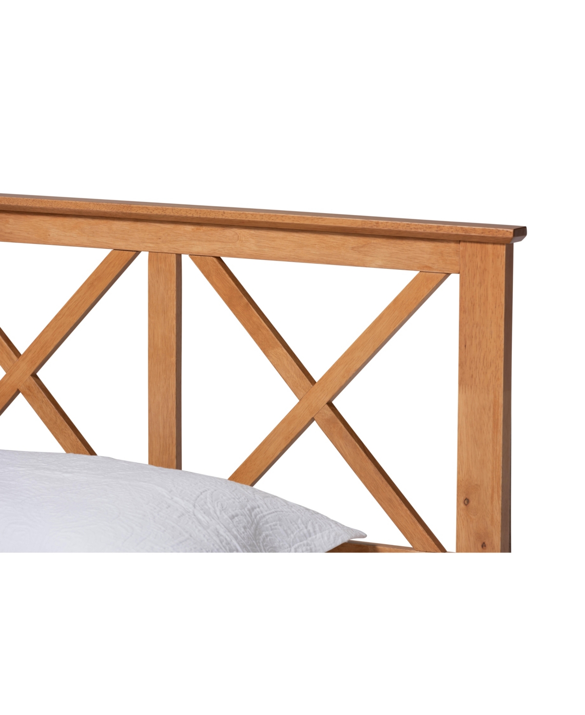 Baxton Studio Galvin Modern And Contemporary Twin Size Finished Wood Platform Bed In Brown