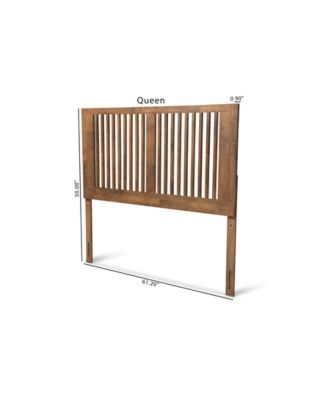 Harena Modern and Contemporary Transitional Queen Size Finished Wood Headboard