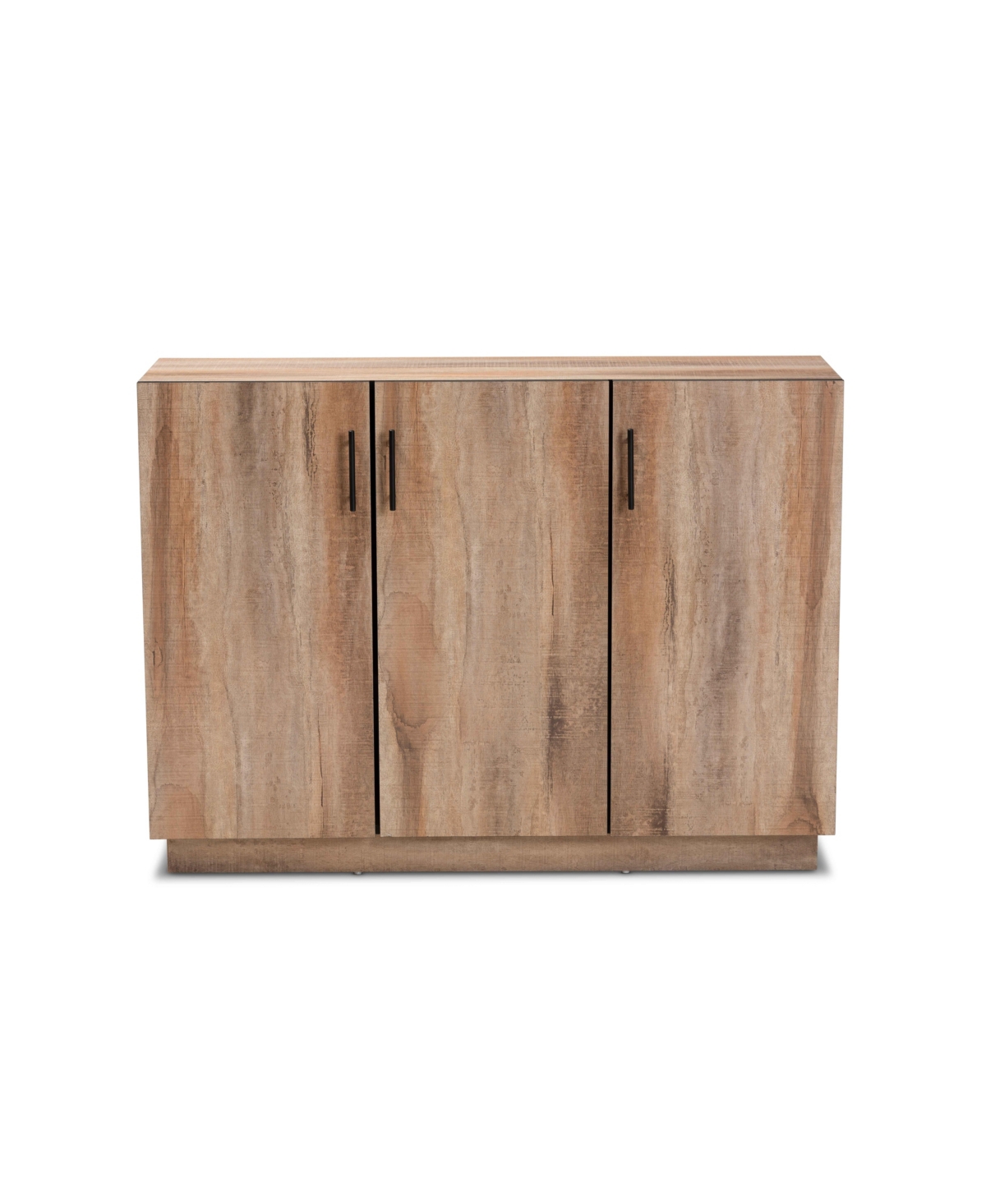 Baxton Studio Patton Modern and Contemporary Finished Wood 3-Door Dining Room Sideboard Buffet
