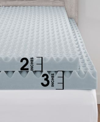 CLOSEOUT! Peak Comfort 3" Memory Foam Mattress Topper, Twin