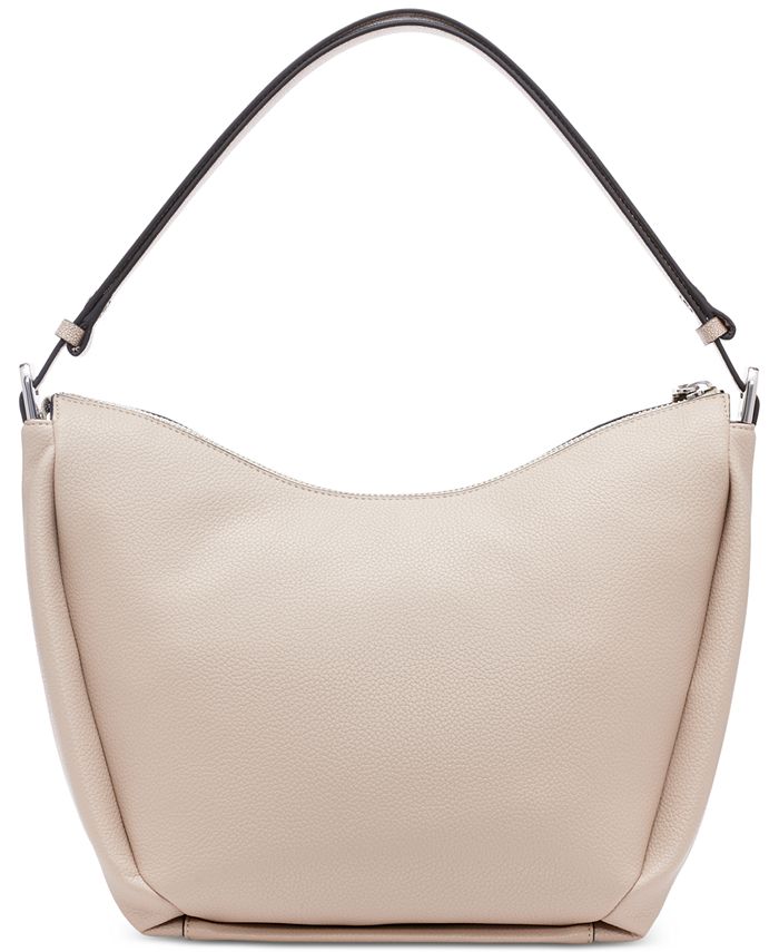 Calvin Klein Prism Top Zipper Convertible Hobo Bag - Macy's