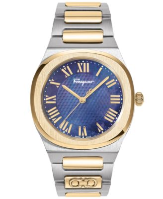 Ferragamo - Women's Swiss Elliptical Two-Tone Stainless Steel Bracelet Watch 36mm