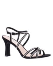 Macy's black 2025 evening shoes