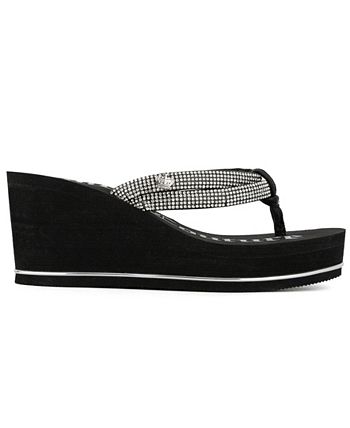 Juicy couture wedge flip flops outlet