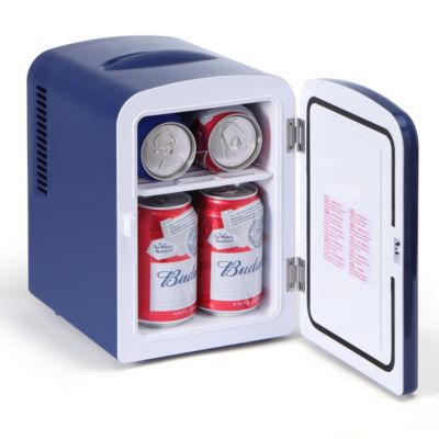 Chill Personal and portable Mini Fridge Cooler and Warmer - 6-can Capacity