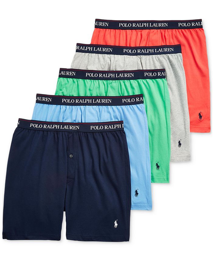 Polo Ralph Lauren OPEN BOXER 3 PACK White / Blue / Marine - Fast delivery