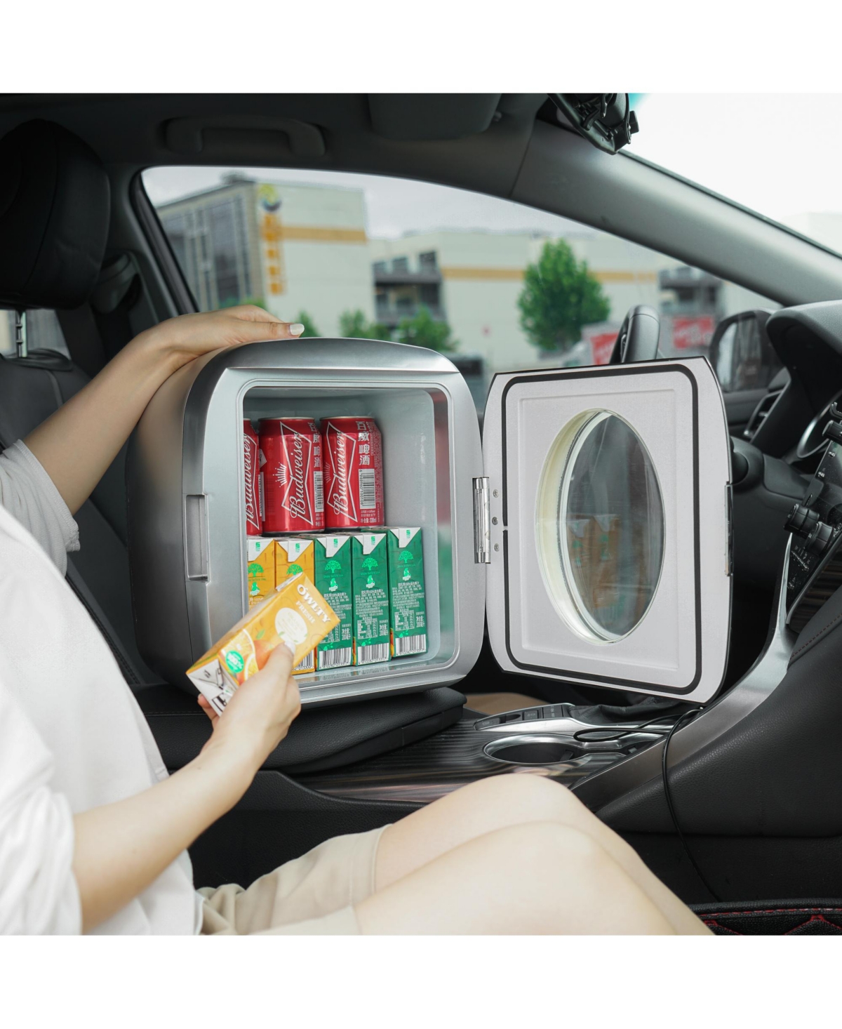 Uber Appliance Uber Chill Xl Portable Personal 12 Can Mini Fridge 9L Capacity