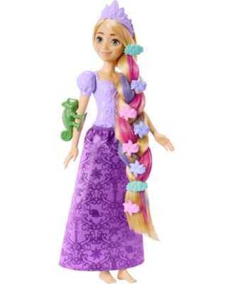 Disney Princess Rapunzel Styling Head, Blonde Hair, 10 Piece Pretend Play Set, Tangled, by Just Play