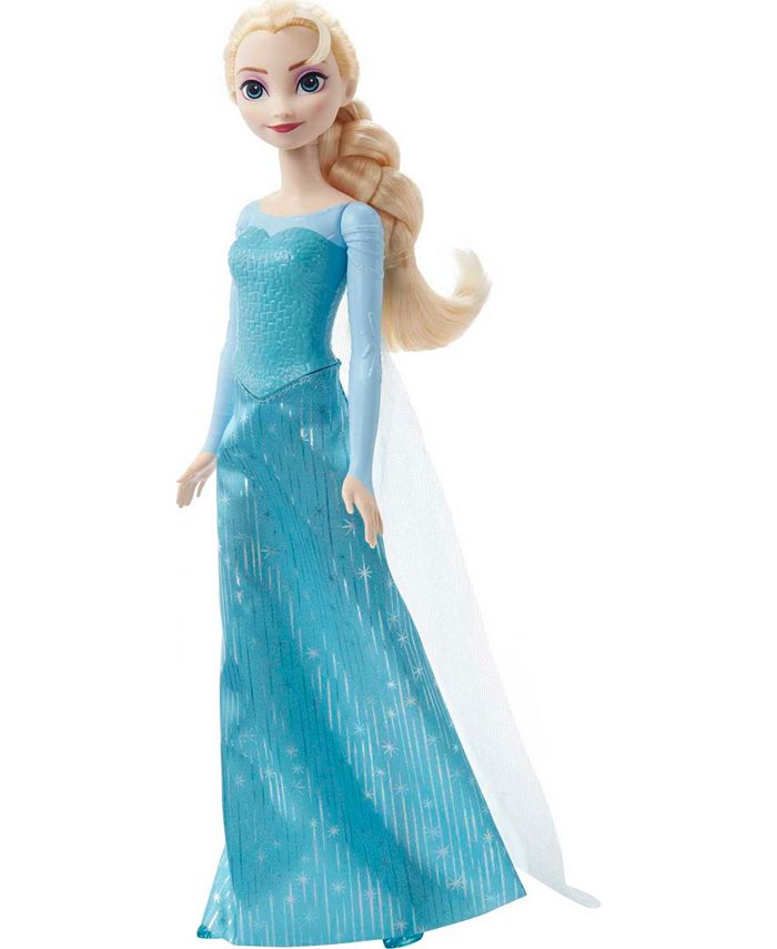 Disney Frozen Anna Small Doll in Travel Look, Posable with Removable Caoe &  Skirt 